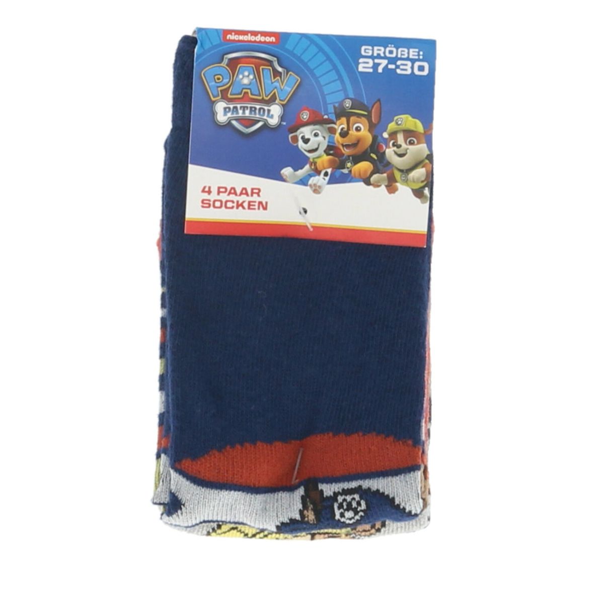 Paw Patrol 4 Pack Sneaker Sokker - Friends
