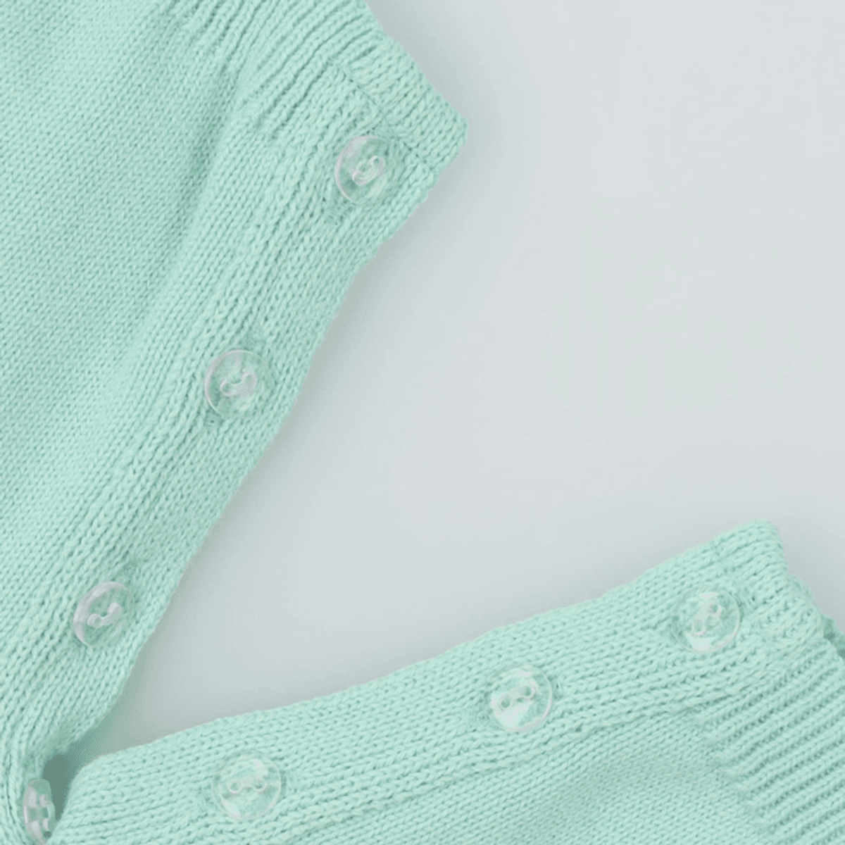 Baby Strikket Overall Lys Grønn